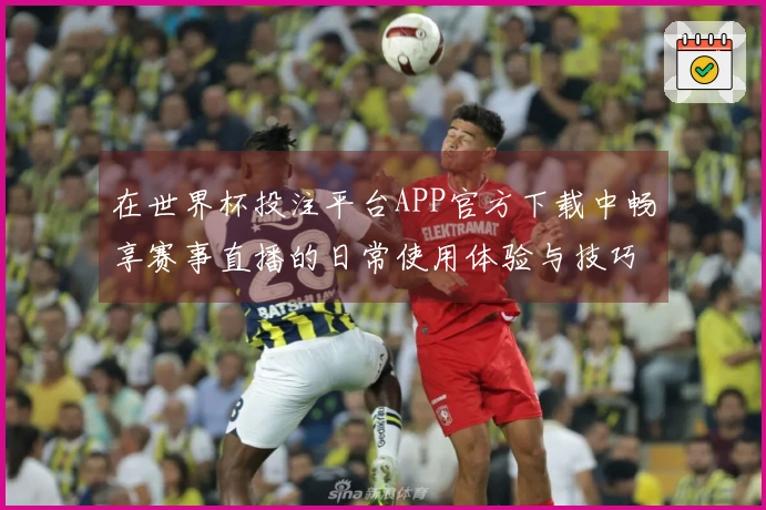 在世界杯投注平台APP官方下载中畅享赛事直播的日常使用体验与技巧分享
